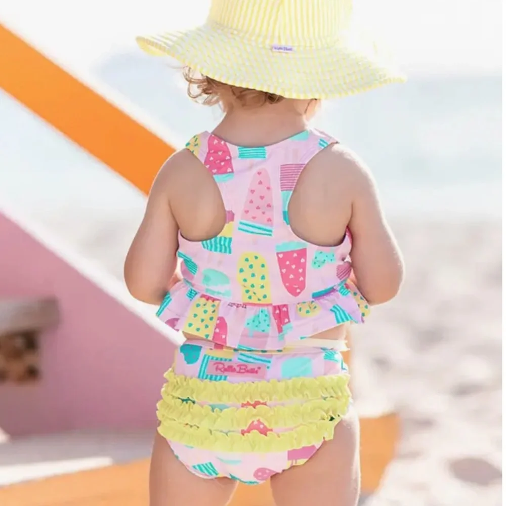 Kids' Ice Cream Social Two-Piece Swimsuit- 4T - Picture 2 of 9